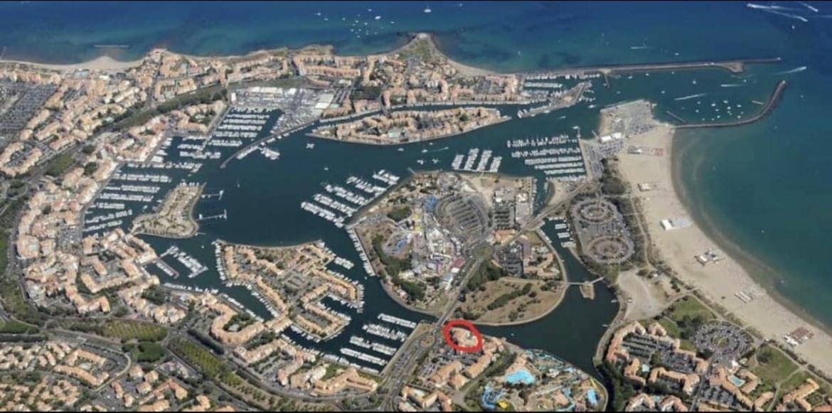 Superbe Appartement 6 Personnes Avec Piscine Secteur Richelieu, A 400M De La Plage Et A 650M Du Centre Port Agde Zewnętrze zdjęcie